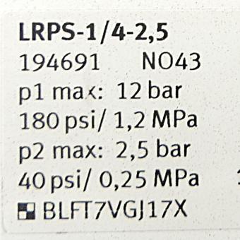 Präzisions-Druckregelventil LRPS-1/4-2,5 