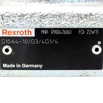 Anschlussplatte G10A4-10/G3/4G1/4 