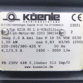 Drehstrommotor K21R 90 L 4-VCR 