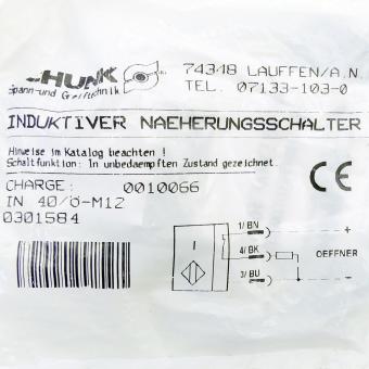 Inductive Sensor IN/Ö-M12 