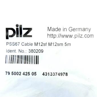 Kabel M12sf M12sm 5m 