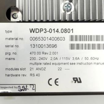 Positioning control WDP3-014.0801 