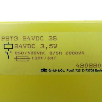 Sicherheitsrelais PST 3/ 24V=/3S Gebraucht