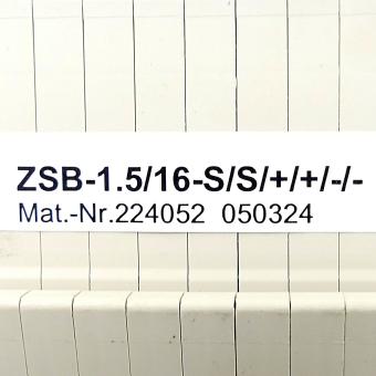 Basisklemmblock ZSB-1.5/16-S/S/+/+/-/- 