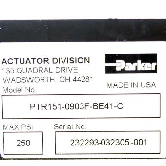 Actuator Division PTR 151-0903F-BE41-C 