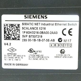 Ethernet-Switch SCALANCE X216 