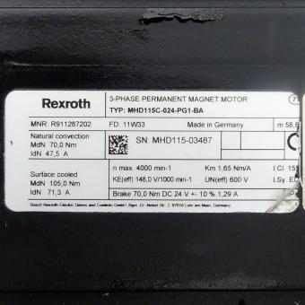 Three-phase servo motor MHD115C-024-PG1-BA 