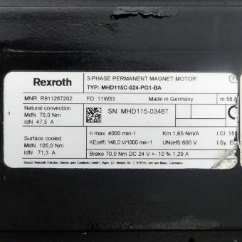 Drehstrom Servomotor MHD115C-024-PG1-BA 