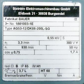 Flachgetriebemotor 