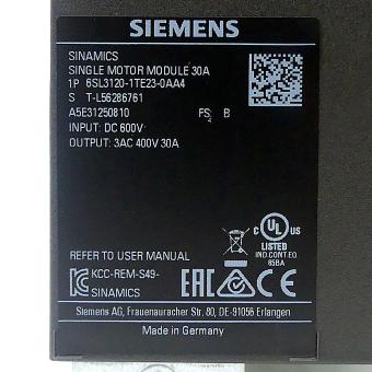 Single Motor Module input 