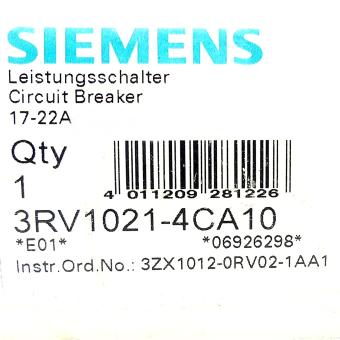 Leistungsschalter   Gebraucht