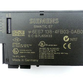 Electronics module 6ES7 138-4FB03-0AB0 