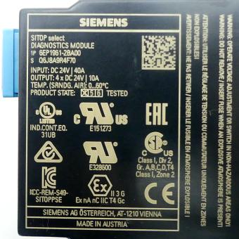 SITOP select Diagnostics module  6EP1961-2BA00 