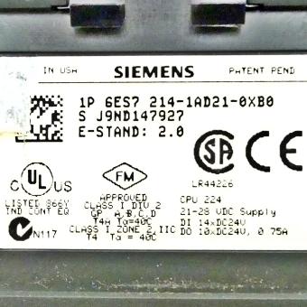 SIMATIC S7-200 Kompaktgerät 6ES7 214-1AD21-0XB0 Gebraucht