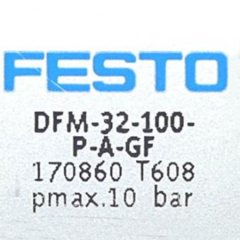Counter-acting cylinder DFM-32-100-P-A-GF 