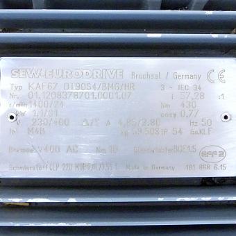 Getriebemotor KAF67 DT90S4/BMG/HR 