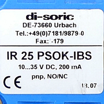 Induktiver Ringsensor IR 25 PSOK-IBS 