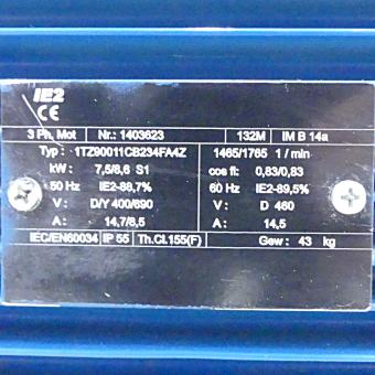 Drehstrommotor 1TZ90011CB234FA4Z 