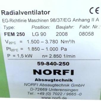 Radialventilator 