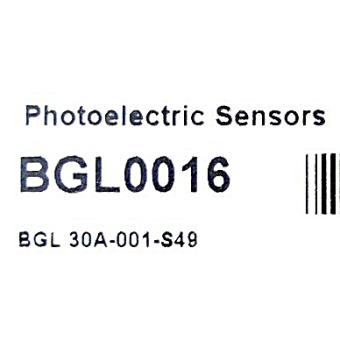 Fork light barrier BGL 30A-001-S49 