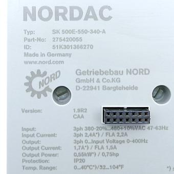 Frequency converter NORDAC500E 