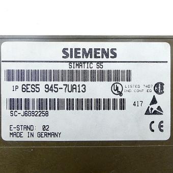 programmable controller 115U CPU 945 6ES5 945-7UA13 Used