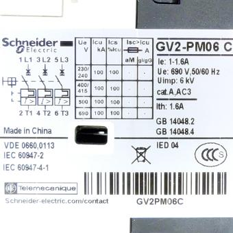 Motor protection switch 