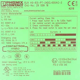 Hybrid motor starter 