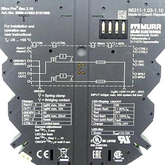 Mico Pro flex 2.10 load circuit monitoring 