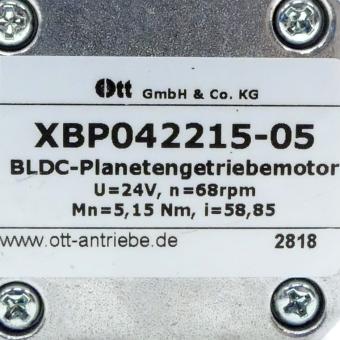BLDC planetary geared motor 