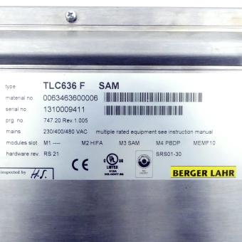 Twin Line AC servo motor control TLC636 F -/HIFA/SAM/PBDP 