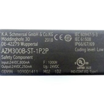 Sicherheitszuhaltung AZM300B-ST-1P2P 