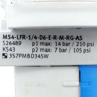 Filter-Regelventil MS4-LFR-1/4-D6-E-R-M-RG-AS 
