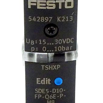 Pressure sensor SDE5-D10-FP-Q6E-P-M8 