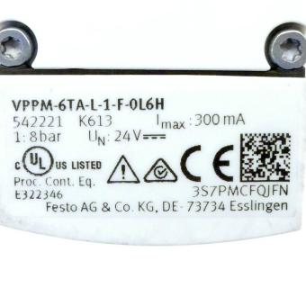 Proportional pressure control valve VPPM-6TA-L-1-F-0L6H 