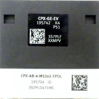 Connection block CPX-GE-EV; CPX-AB-4-M12x2-5POL 