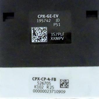 Anschlussblock CPX-GE-EV; CPX-CP-4-FB 