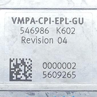 Elektrik-Anschaltung VMPA-CPI-EPL-GU 