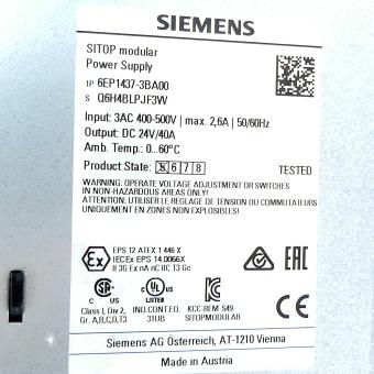 Power Supply Unit SITOP Power 40 