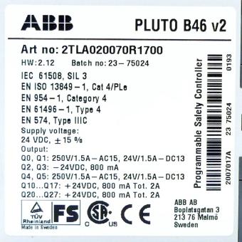 Sicherheitssteuerung Pluto B46 v2 
