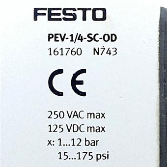Druckschalter PEV-1/4-SC-OD 