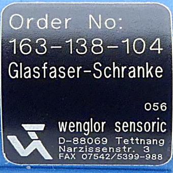 Glass fiber optic cable - barrier 