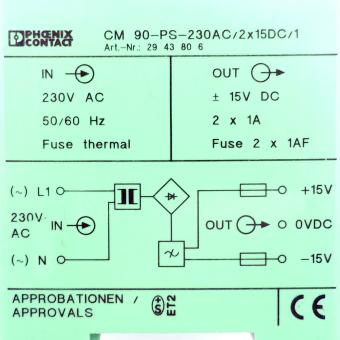 power adapter CM 90-PS-230AC 
