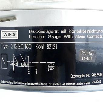 Rohrfedermanometer 