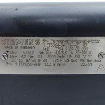 Servomotor 1FT5064-0AF71-1-Z 