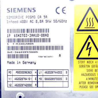 SIMODRIVE POSMO CA 9A 