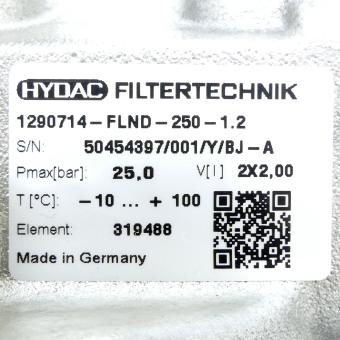 Inline filter + Clogging indicator 