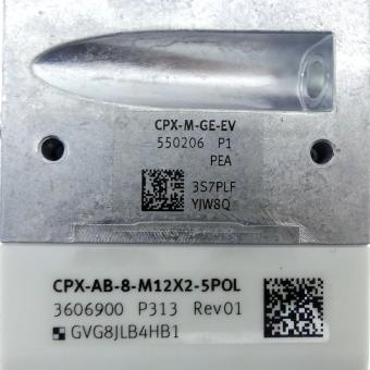 Interlinking block CPX-M-GE-EV inkl. terminal block CPX-AB-8-M12X2-5POL 