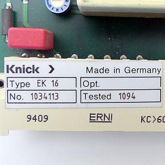 Trennverstärker EK 16 