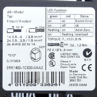 AS-i Modul 3RK1400-1CE00-0AA2 